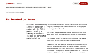 RMIG Solutions - Perforated Metal Patterns