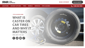 RNR Tires - Caster Alignment Solutions