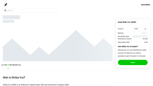 Screenshot of Buy Shiba Inu - SHIB Price Today, Live Charts and News - Robinhood