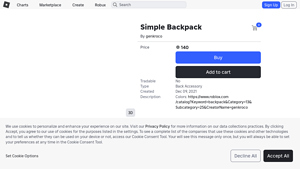 Roblox - Simple Backpack