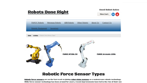 Robots Done Right - Robotic Force Sensors