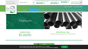 Rockaway Recycling - Titanium Scrap