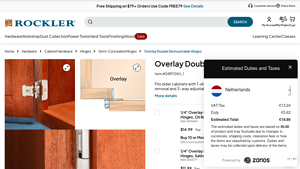 Rockler - Self-Closing Hinges for Face-Frame Cabinets