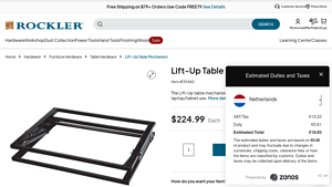 Rockler - Spring Assisted Lift Coffee Table Mechanism