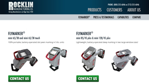 Rocklin Manufacturing - FlyMarker® Handheld Marking Systems