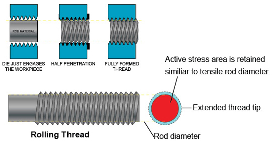 An application scenario or product detail of rolled thread vs cut thread - Image 15