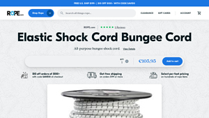 Rope.com - Elastic Shock Cord Bungee Cord