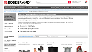 Rose Brand - Aircraft Cable & Fittings