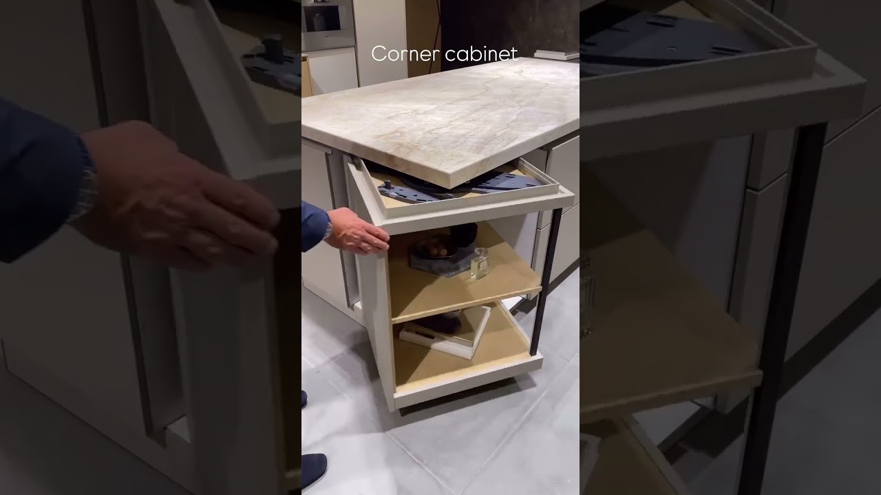 An application scenario or product detail of rotating island corner cabinet - Image 3