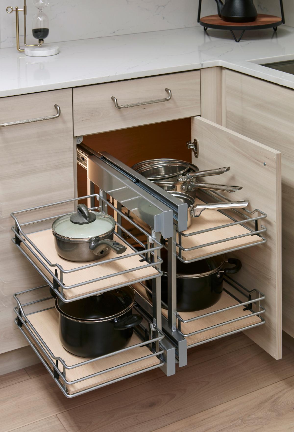 An application scenario or product detail of rotating island corner cabinet - Image 11