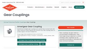 Rowland Company - Amerigear Gear Coupling
