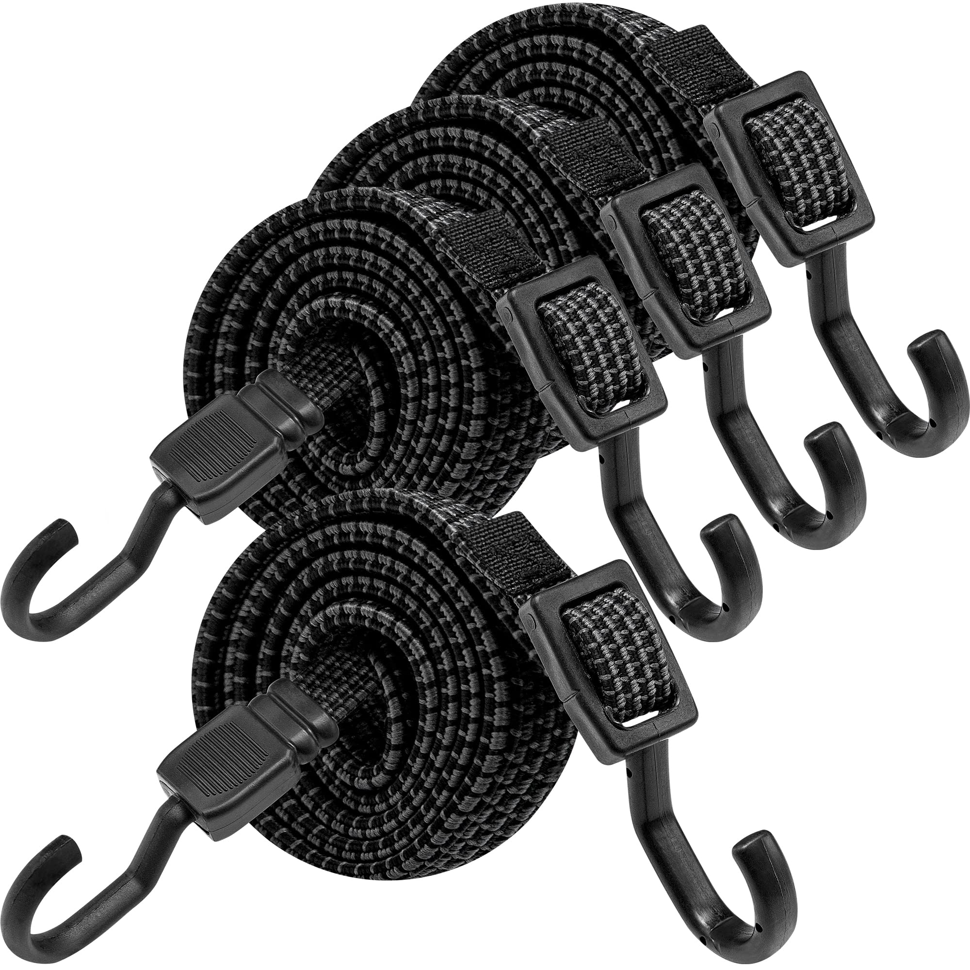 An application scenario or product detail of rubber bungee cord with hooks - Image 2