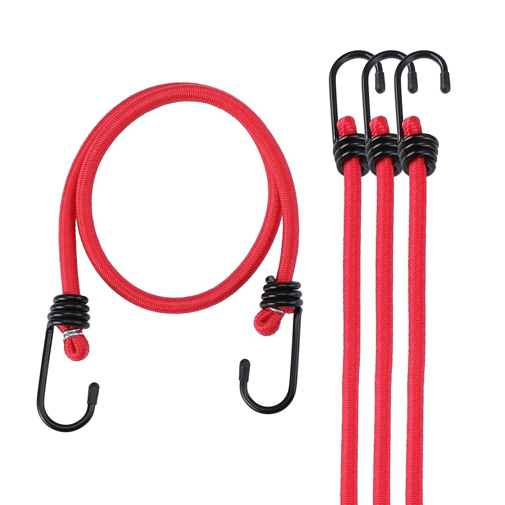 An application scenario or product detail of rubber bungee cord with hooks - Image 3