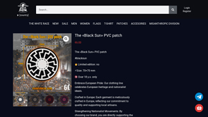 Runic Storm - The Black Sun PVC Patch