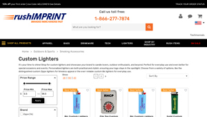 rushIMPRINT - Custom Lighters