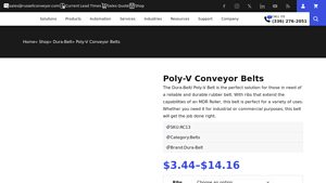 Dura-Belt - Poly-V Conveyor Belts