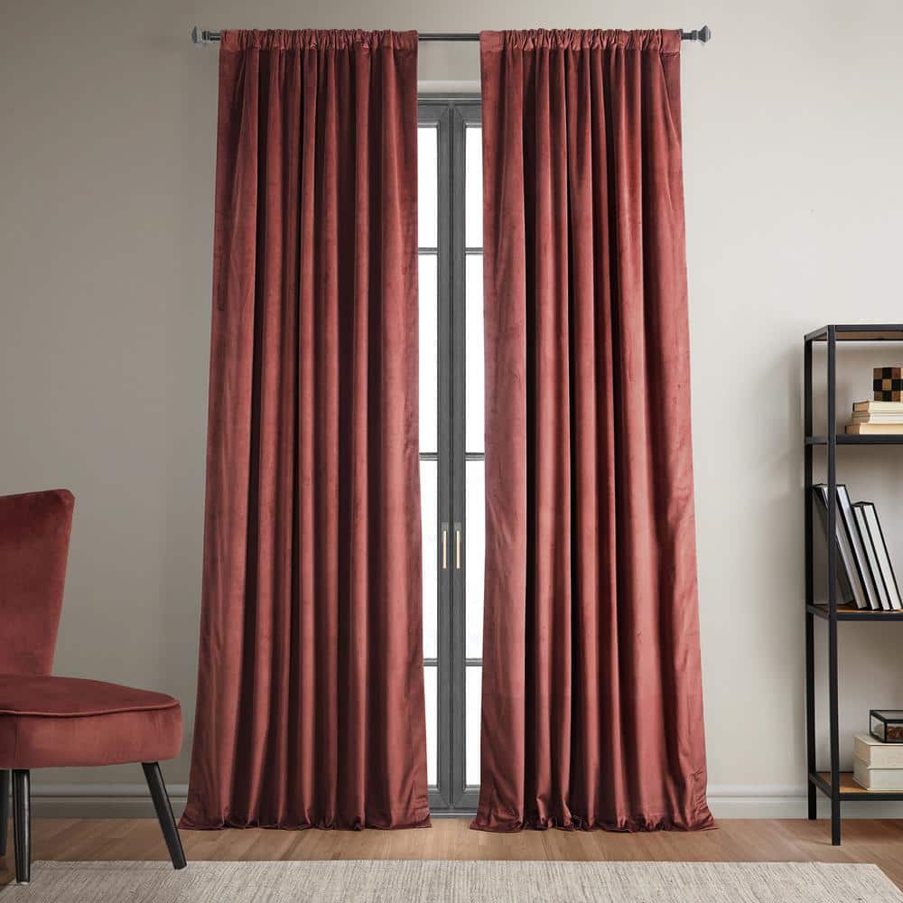 An application scenario or product detail of rust colored curtains - Image 2