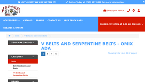 Omix-ADA - V Belts and Serpentine Belts