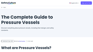 SafetyCulture - Pressure Vessels
