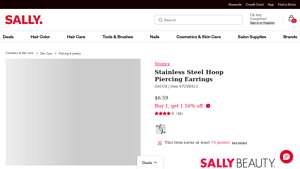 Studex - Stainless Steel Hoop Piercing Earrings