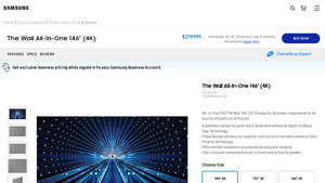 Samsung - The Wall All-in-One 146 4K Display