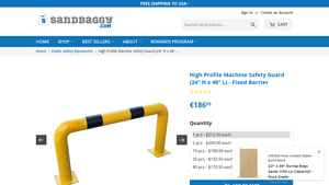 Sandbaggy - High Profile Machine Safety Guard