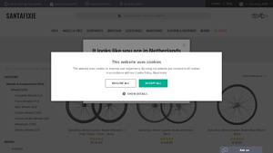 Santafixie - Coaster Brake Wheelsets