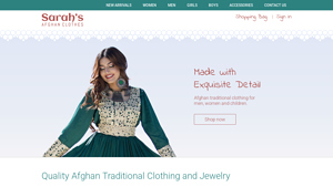Sarah's Afghan Clothes - Traditional Afghan Clothing and Jewelry