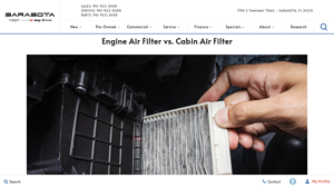 Sarasota Dodge - Engine Air Filter