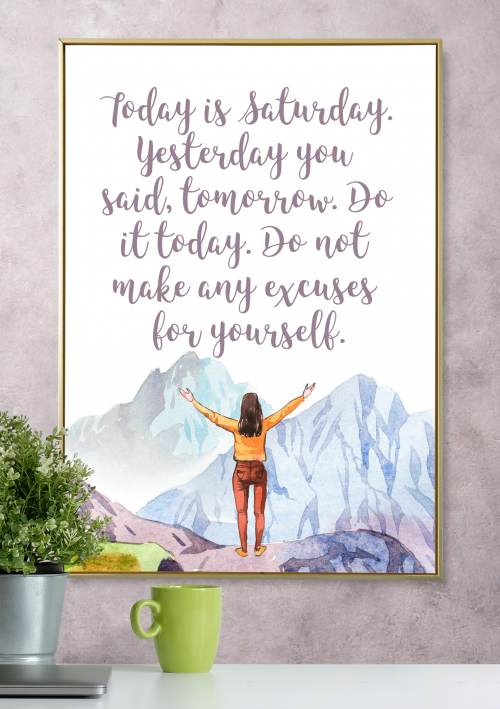 An application scenario or product detail of saturday inspirational quotes - Image 21