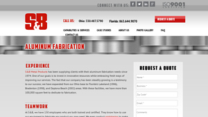 S&B Metal Products - Aluminum Fabrication Services