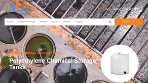 SCG Process - Polyethylene Chemical Storage Tanks