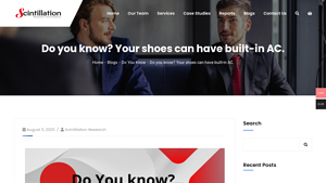 Scintillation Research - Air-Conditioned Shoes