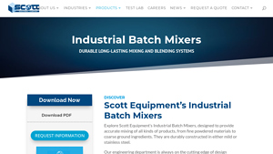 Scott Equipment - Industrial Batch Mixers