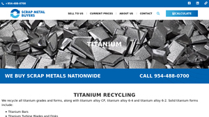 Scrap Metal Buyers - Titanium Recycling