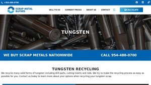 Scrap Metal Buyers - Tungsten