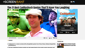 Caddyshack - Classic Comedy Film