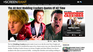 Screen Rant - Wedding Crashers Quotes
