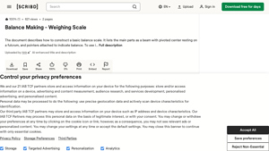Scribd - Basic Balance Scale Construction