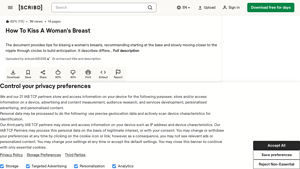 Scribd - Tips for Kissing Techniques