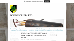 Scribe Scribbling - Types of Pens and Cleaning Methods