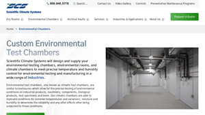 SCS - Custom Environmental Test Chambers