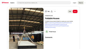 Pinterest - Foldable House