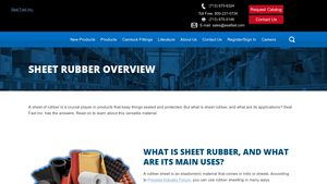SealFast - Sheet Rubber Solutions