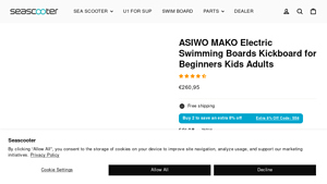 ASIWO - MAKO Electric Swimming Boards