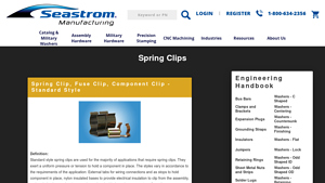 Seastrom Manufacturing - Spring Clips
