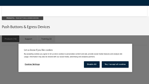 Securitron - Push Buttons & Egress Devices