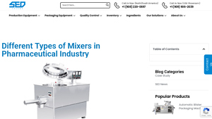 SED Pharma - Mixer and Blender Equipment