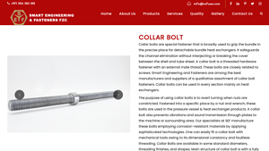 SefuAE - Collar Bolts