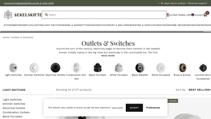 Sekelskifte - Vintage Light Switches & Power Outlets